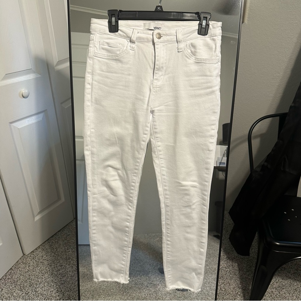 Vervet White Skinny Jeans